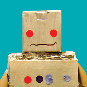 Cardboard robot